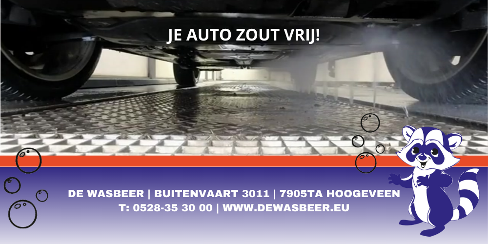 De vorst is weg, maar het strooizout zit nog onder je auto. Voorkom roest en slijtage en ga zoutvrij het voorjaar in bij Wasstraat De Wasbeer in Hoogeveen.